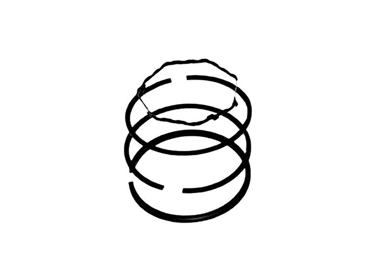 Pístní kroužky - sada (BRIGGS & STRATTON ø 76,2mm)