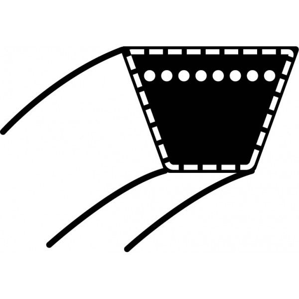 Klínový řemen MTD 12,7mmx8mmxLa: 2819,40mm,Li.2769mm