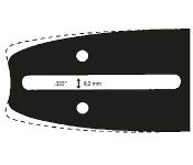 Pilová lišta ,délka 12"(30cm),3/8"LP,0,50"(1,3mm),120SPEA041, 120SDEA041, 120SDEA095, 120SXEA041 (OREGON)