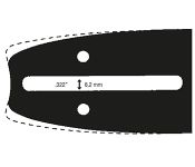 Pilová lišta ,délka 14"(35cm),3/8"LP,0,50"(1,3mm),CARLTON SAFE TIP 14-10-N152-RK