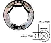 Náhradní prstenec (STANDART) 3/8" 7Z 					